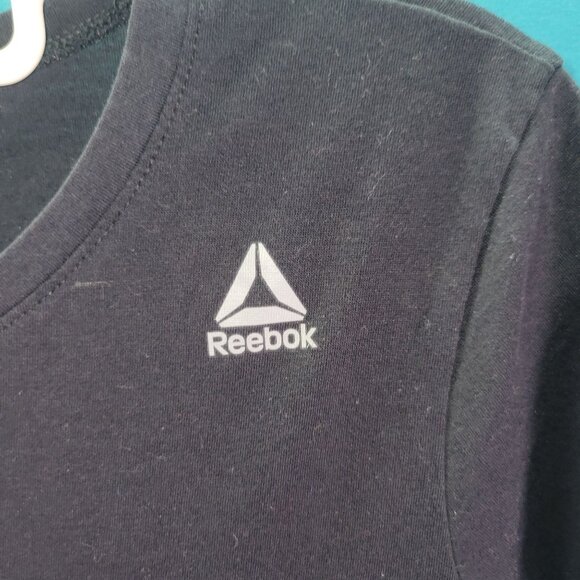 Reebok Womens Black Performance T-Shirt Size S - Picture 5 of 8